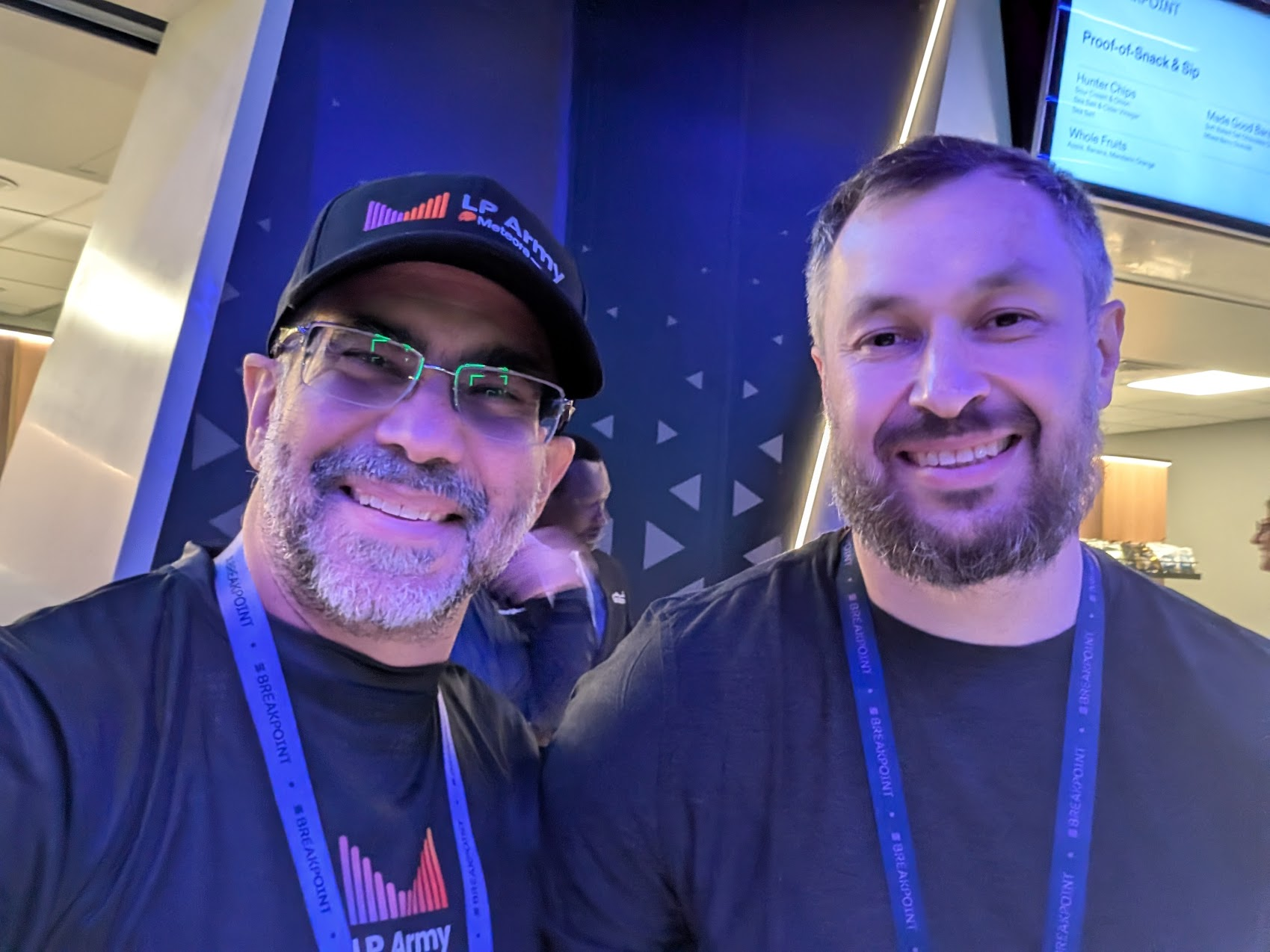 Selfie with Anatoly Yakovenko (Toly) at Breakpoint 2025